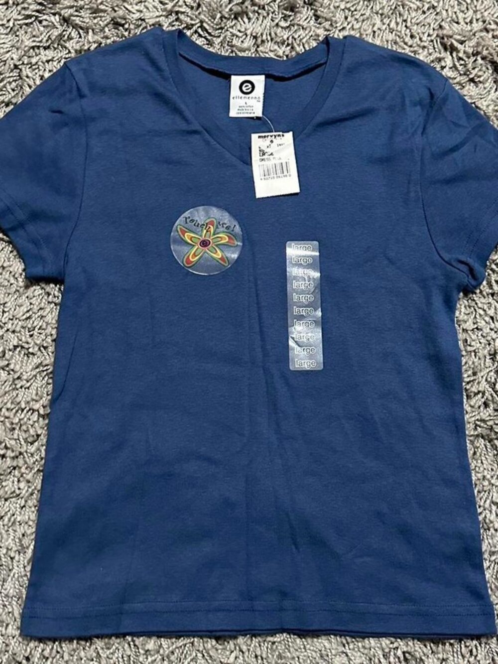 Deadstock Early 2000s Ellemenno Basic Tee Size L